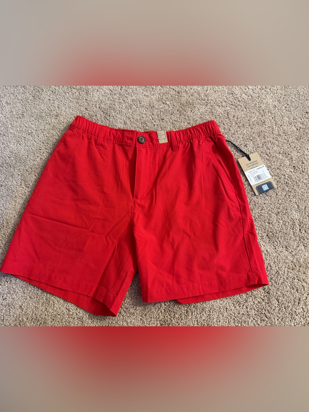 chubbies Bright Red everywhere Shorts
